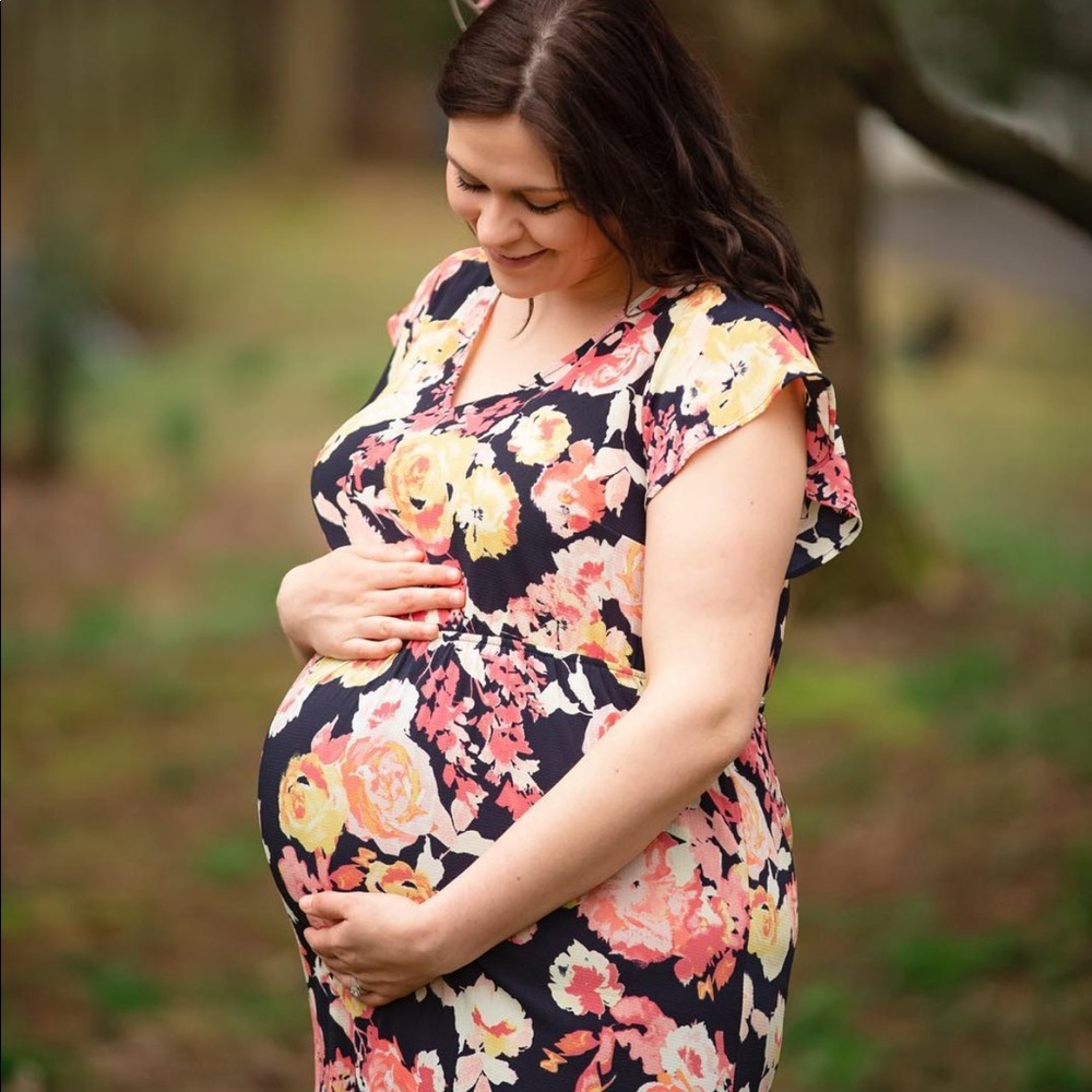 Maternity Floral Dress